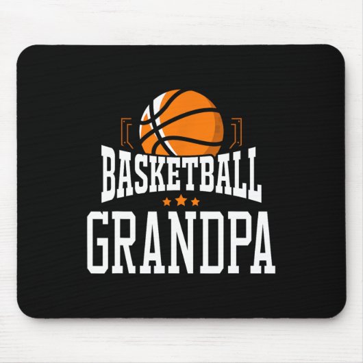 Basketball Opa Team Sportfan Mousepad (Vorne)