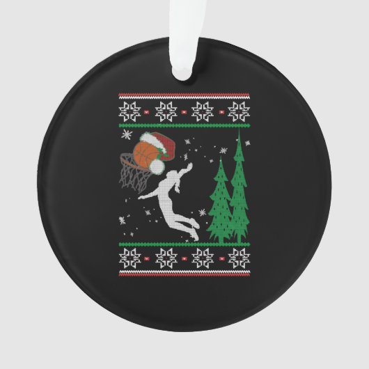 Basketball Ornament (Vorderseite)