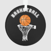 Basketball Ornament (Rückseite)