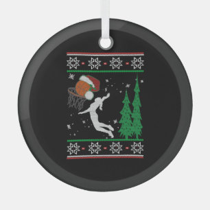 Basketball Ornament Aus Glas