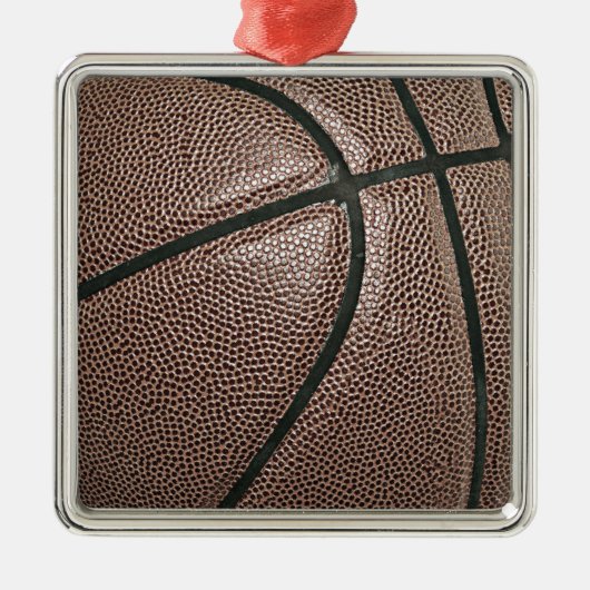 Basketball Ornament Aus Metall (Vorne)