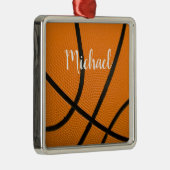 Basketball Ornament Aus Metall (Rechts)