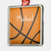 Basketball Ornament Aus Metall (Links)
