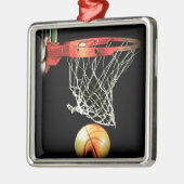Basketball Ornament Aus Metall (Links)