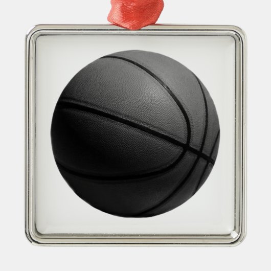 Basketball Ornament Aus Metall (Vorne)