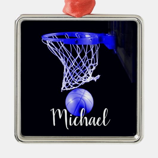 Basketball Ornament Aus Metall (Vorne)