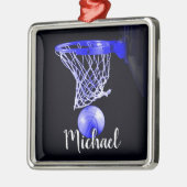 Basketball Ornament Aus Metall (Links)