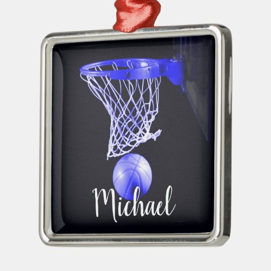 Basketball Ornament Aus Metall (Links)