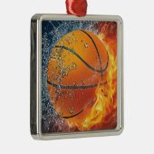 Basketball Ornament Aus Metall (Rechts)