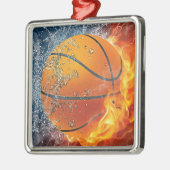 Basketball Ornament Aus Metall (Links)