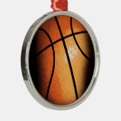Basketball Ornament Aus Metall (Rechts)