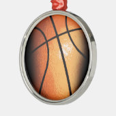 Basketball Ornament Aus Metall (Links)