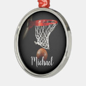 Basketball Ornament Aus Metall (Links)
