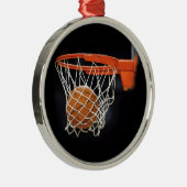 Basketball Ornament Aus Metall (Rechts)