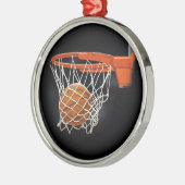 Basketball Ornament Aus Metall (Links)