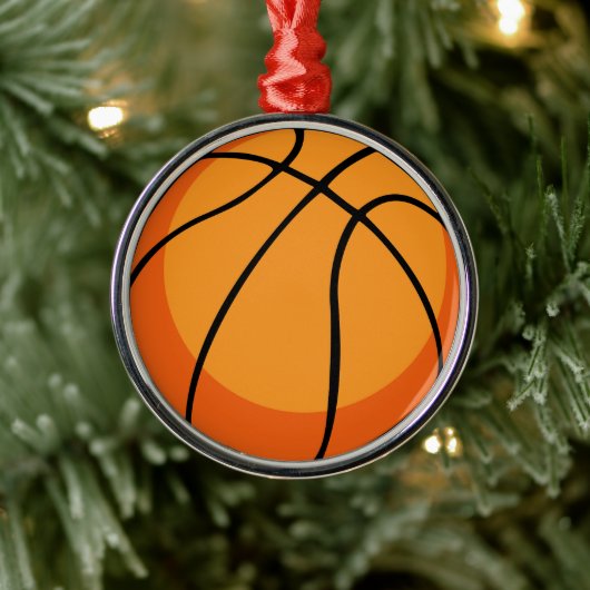 Basketball Ornament Aus Metall (Baum)
