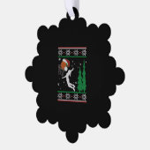 Basketball Ornament Karte (Linke Ecke)