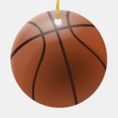 Basketball-Ornamente Keramikornament (Hinten)