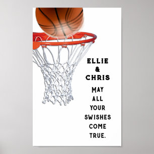 Basketball-Paar Poster