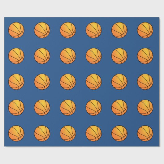 Basketball-Packpapier Geschenkpapier (Flach)
