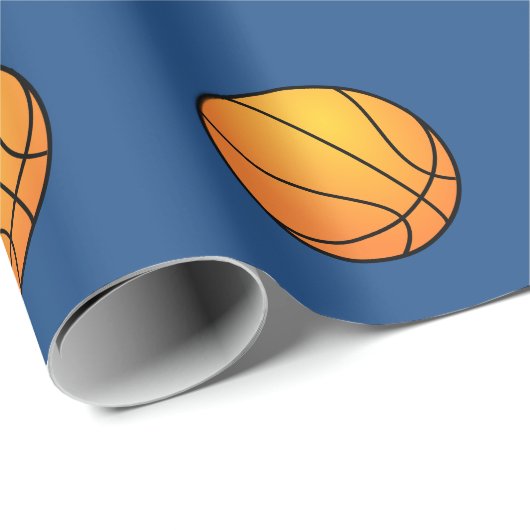 Basketball-Packpapier Geschenkpapier (Rolleneckpunkt)