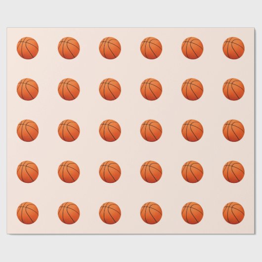 Basketball-Packpapier Geschenkpapier (Flach)