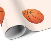 Basketball-Packpapier Geschenkpapier (Rolleneckpunkt)