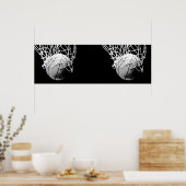 Basketball Panoramaposter Poster (Küche)