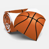 Basketball Papa Krawatte (Gerollt)