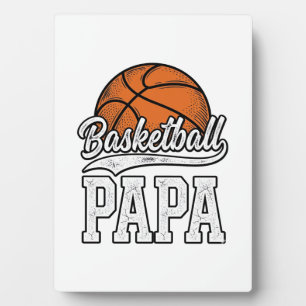 Basketball-Papa-Vintage-Gravur-Shirt-Design_1 Fotoplatte