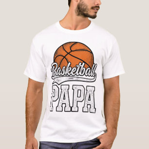 Basketball-Papa-Vintage-Gravur-Shirt-Design_1 T-Shirt