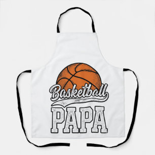 Basketball-Papa-Vintage-Schriftzug-Shirt-Design_1 Schürze