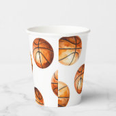 Basketball Paper Cup Pappbecher (Rechts)