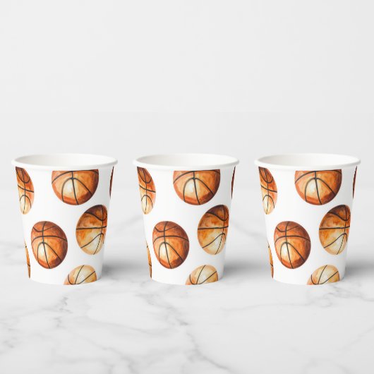 Basketball Paper Cup Pappbecher (Multi)