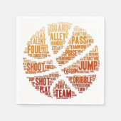 Basketball Paper Napkins Serviette (Vorderseite)