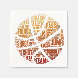 Basketball Paper Napkins Serviette