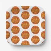 Basketball-Papierplatte Pappteller (Vorderseite)
