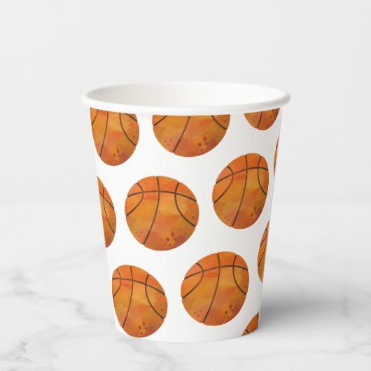 Basketball Pappbecher (Rückseite)