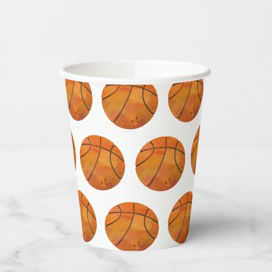 Basketball Pappbecher (Links)