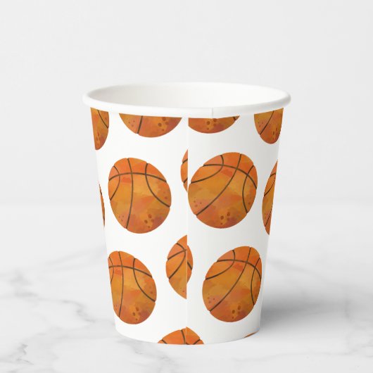 Basketball Pappbecher (Rechts)