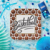 Basketball  pappteller (Party)