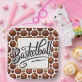 Basketball  pappteller (Party)