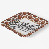 Basketball  pappteller (Gewinkelt)