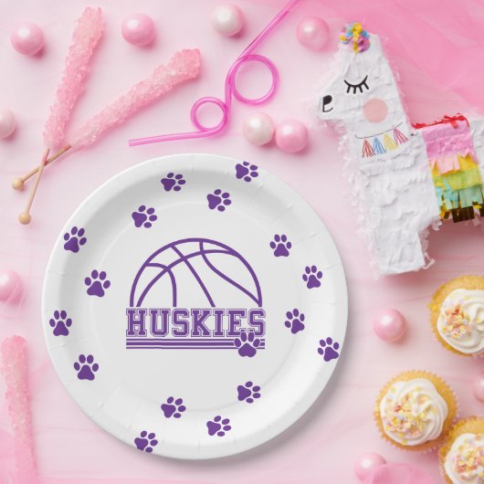 Basketball  pappteller (Party)