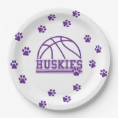 Basketball  pappteller (Vorderseite)