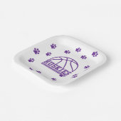 Basketball pappteller (Gewinkelt)