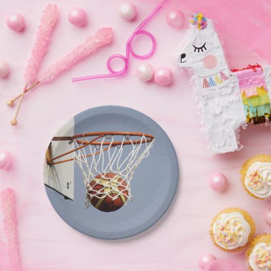 Basketball Pappteller (Party)