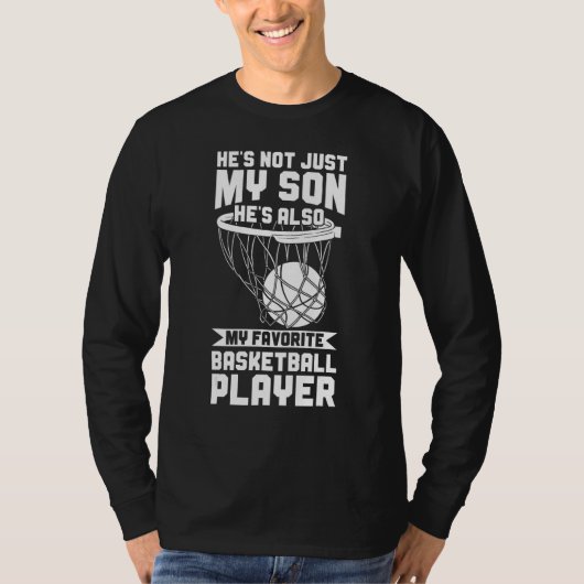 Basketball Parent My Son My Favorite Basketball Pl T-Shirt (Vorderseite)