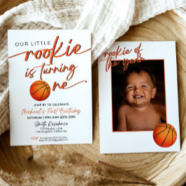 Basketball Party Einladung Basketball Rookie Jahr