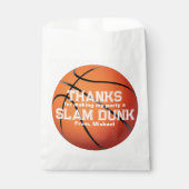 Basketball Party Geschenktütchen (Vorderseite)